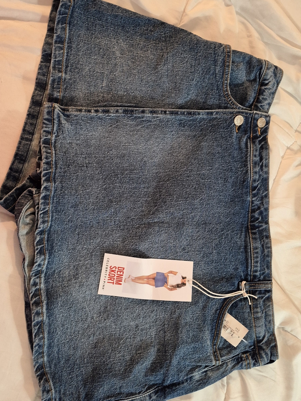 NWT Denim Mini Skorts
